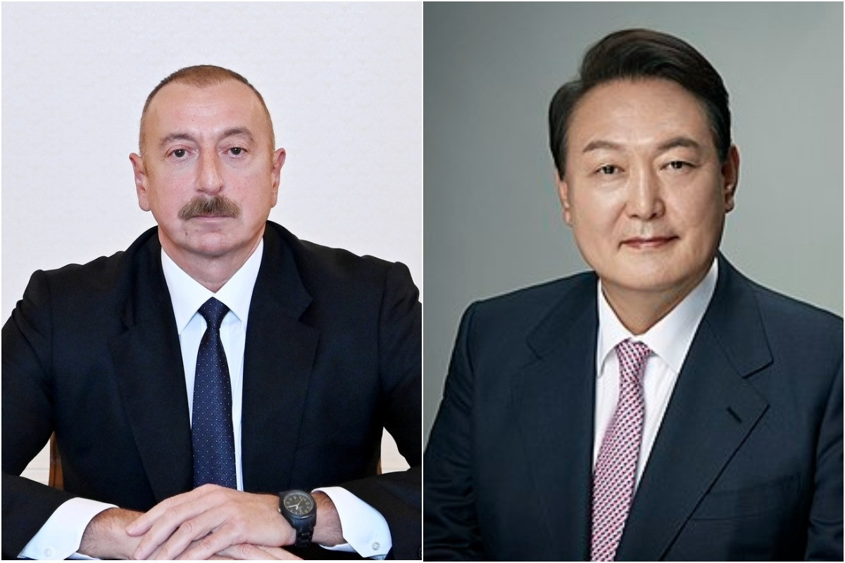Azerbaijani President congratulates South Korean President