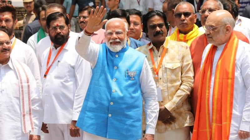 Modi claims victory in Indian election