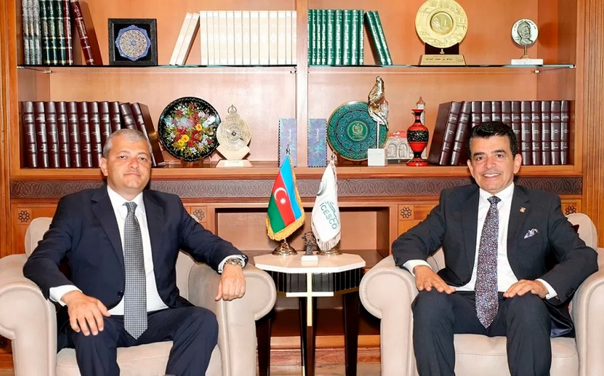 Assistant to Azerbaijani President Anar Alakbarov meets with Turkish First Lady Emine Erdogan