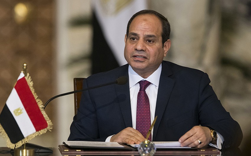 President of Egypt: We support efforts to ensure peace and security in South Caucasus