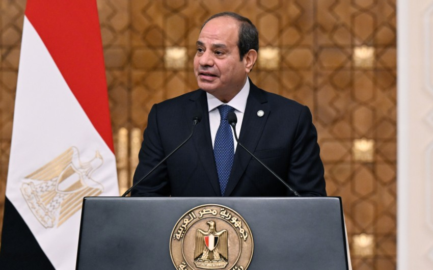 President Abdel Fattah El-Sisi: Talks with President of Azerbaijan serve to strengthen bilateral relations