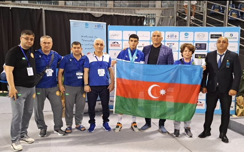 Azerbaijani junior weightlifter becomes European champion