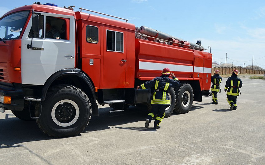 Fire protection team leaders hold training-methodical session - VİDEO