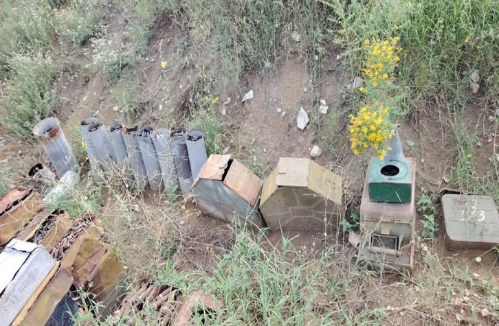 Considerable amount of ammunition found in Khojaly