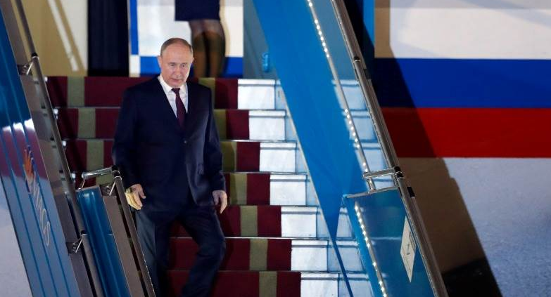 Putin arrives in Kazakhstan for SCO Summit