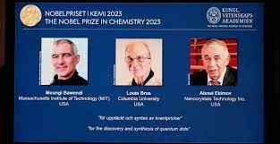 فوز ثلاثة علماء بجائزة نوبل فى الكيمياء لعام 2023