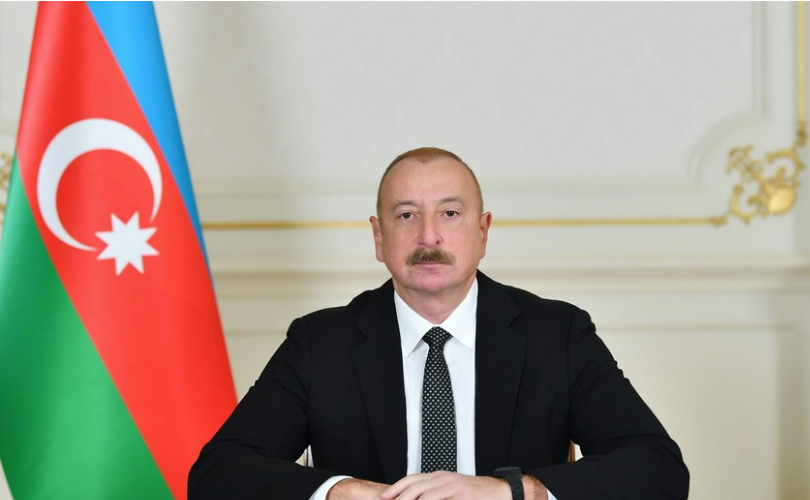 Azerbaijani President lays foundation stone for Khandandi Congress Center