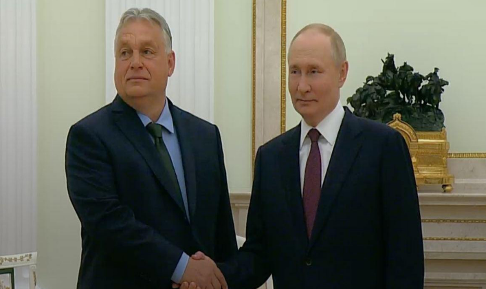 Putin and Orban hold talks in Moscow