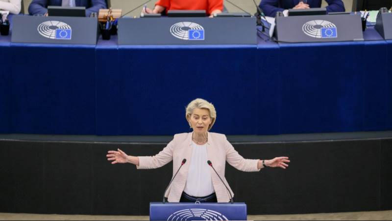 Von der Leyen re-elected as EU Commission president