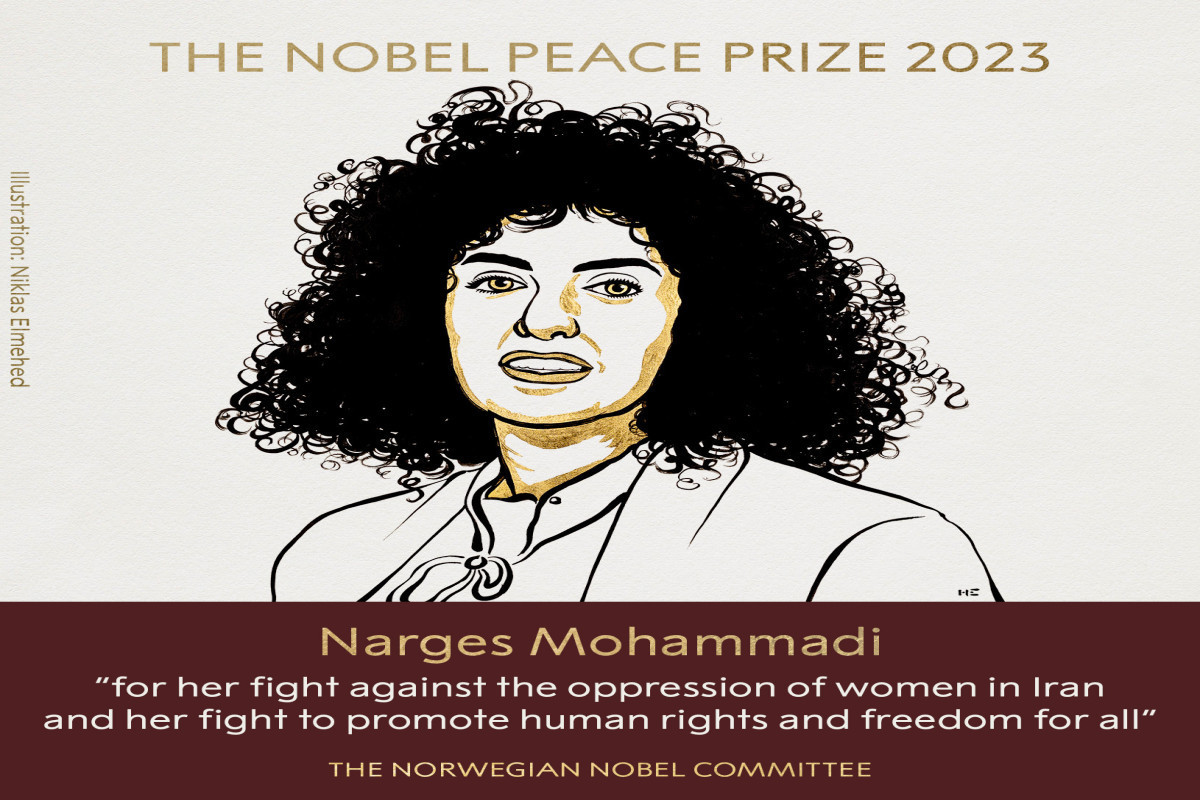 Nobel Peace Prize winner announced as Narges Mohammadi, South Azerbaijani human rights activist