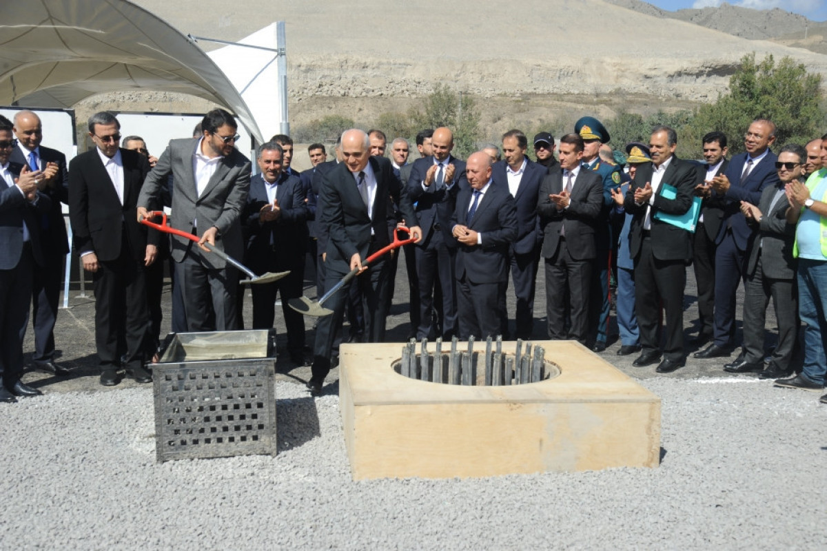 Groundbreaking ceremony of road bridge between Azerbaijan and Iran held in Zangilan