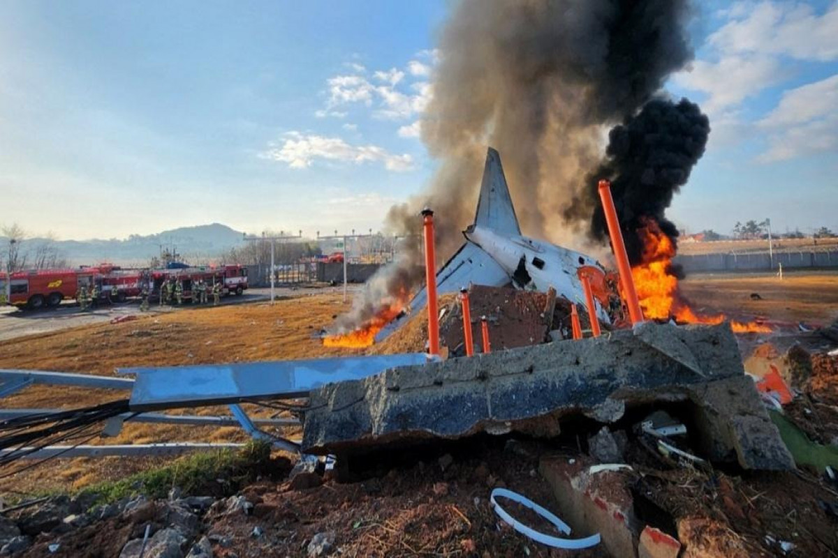 Cənubi Koreyada təyyarə qəzasında 174 nəfərin öldüyü təsdiqlənib