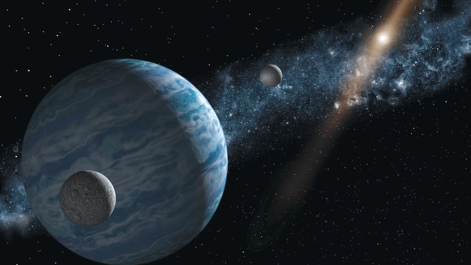 Günəş sistemindən kənardakı planetin atmosferini deşifrə edildi
