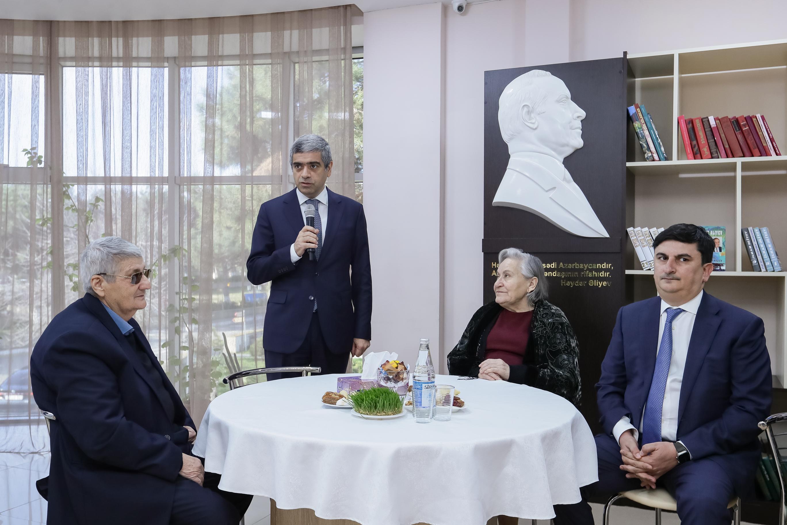 Əmək Və Əhalinin Sosial Müdafiəsi naziri Ahıl şəxslər üçün sosial xidmət  müəssisəsini ziyarət edib