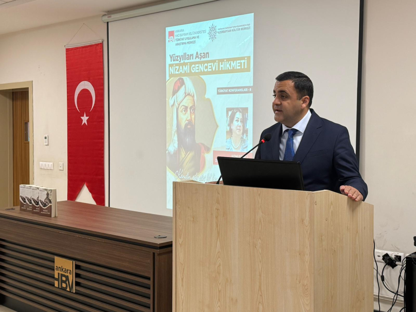 Türkiyənin aparıcı universitetlərindən birinin tələbələri dahi Nizami Gəncəvinin irsi haqqında məlumatlandırılıb
