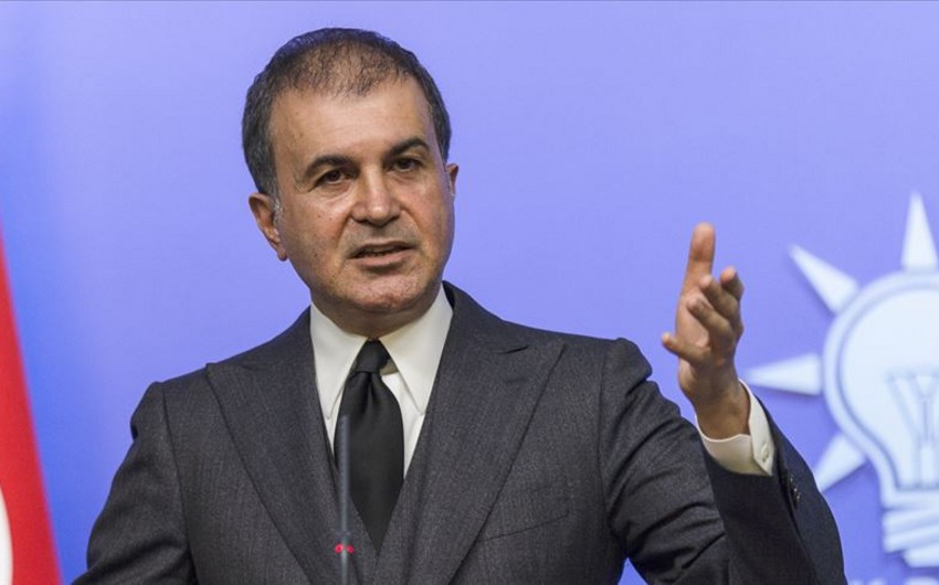 Ömər Çelik: PKK-nın ləğvi "terrorsuz Türkiyə" hədəfi üçün önəmli mərhələdir