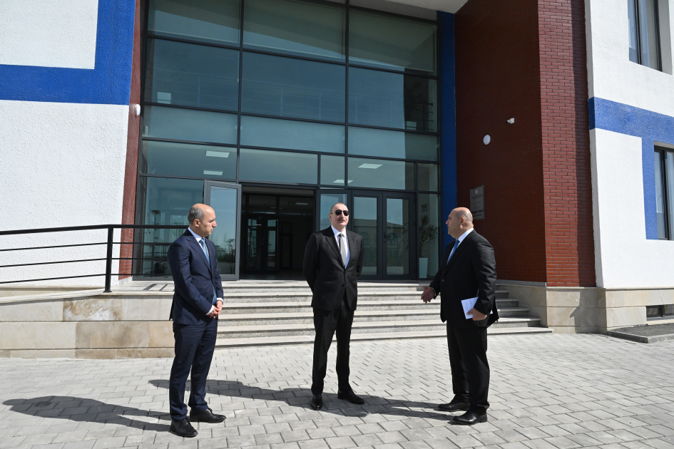 Ilham Aliyev attended inauguration of Kangarli village secondary school in Aghdam