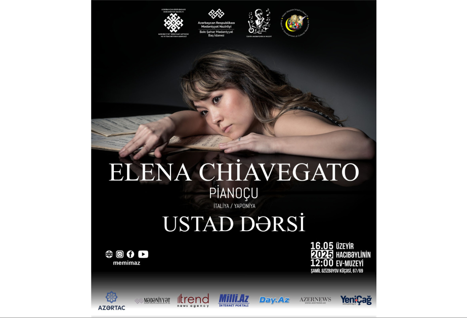 Tanınmış italyan pianoçunun Bakıda ustad dərsi təşkil olunacaq