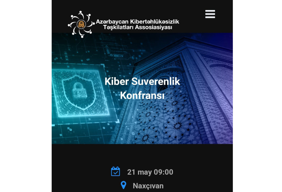 Naxçıvanda “Kiber Suverenlik” konfransı keçiriləcək