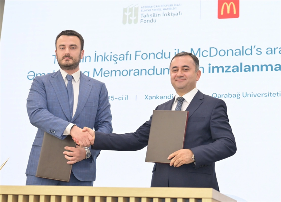 "McDonald's Azərbaycan" Qarabağ Universitetinin tələbələrinə təqaüd ayıracaq