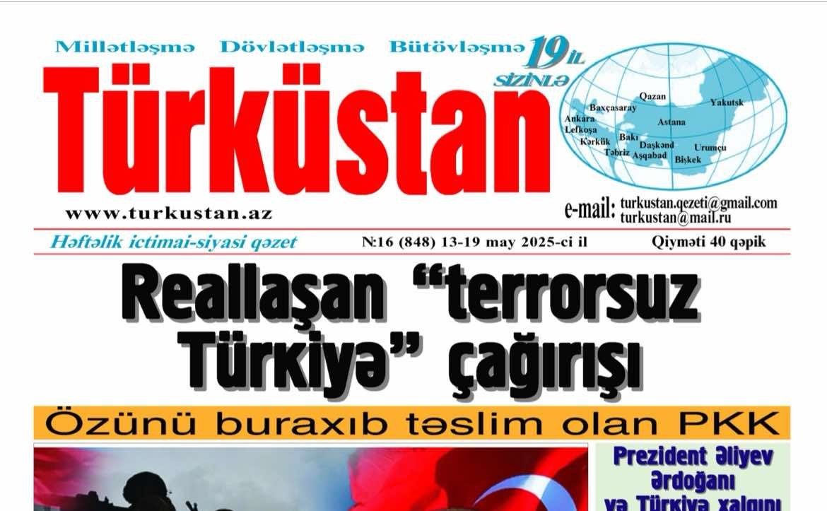 “Türküstan”ın 19 yaşı tamam oldu