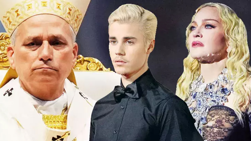 Yeni Papanın məşhur qohumları üzə çıxdı Madoona,Anjelina Coli,Castin Biber...