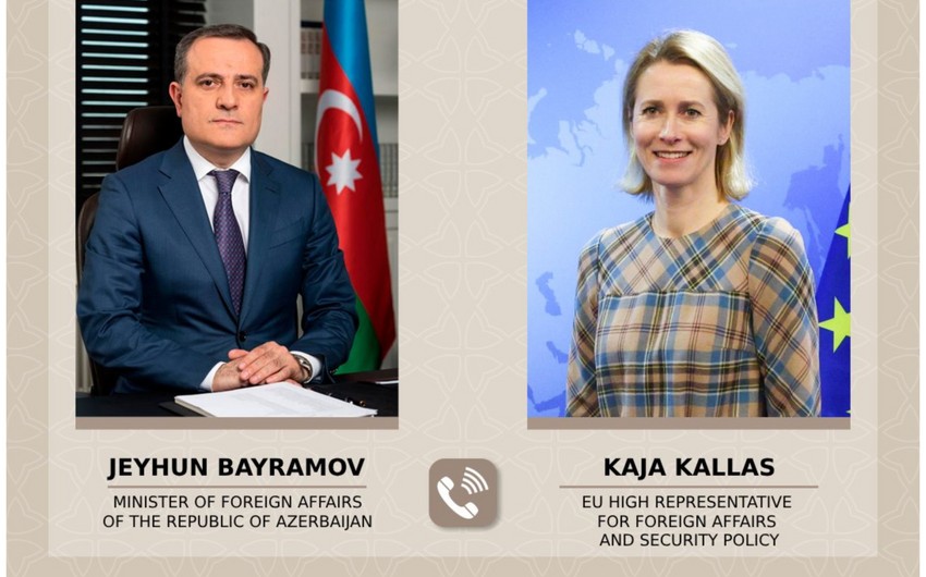 Ceyhun Bayramov və Kaya Kallas İsrail-İran qarşıdurmasını müzakirə edib