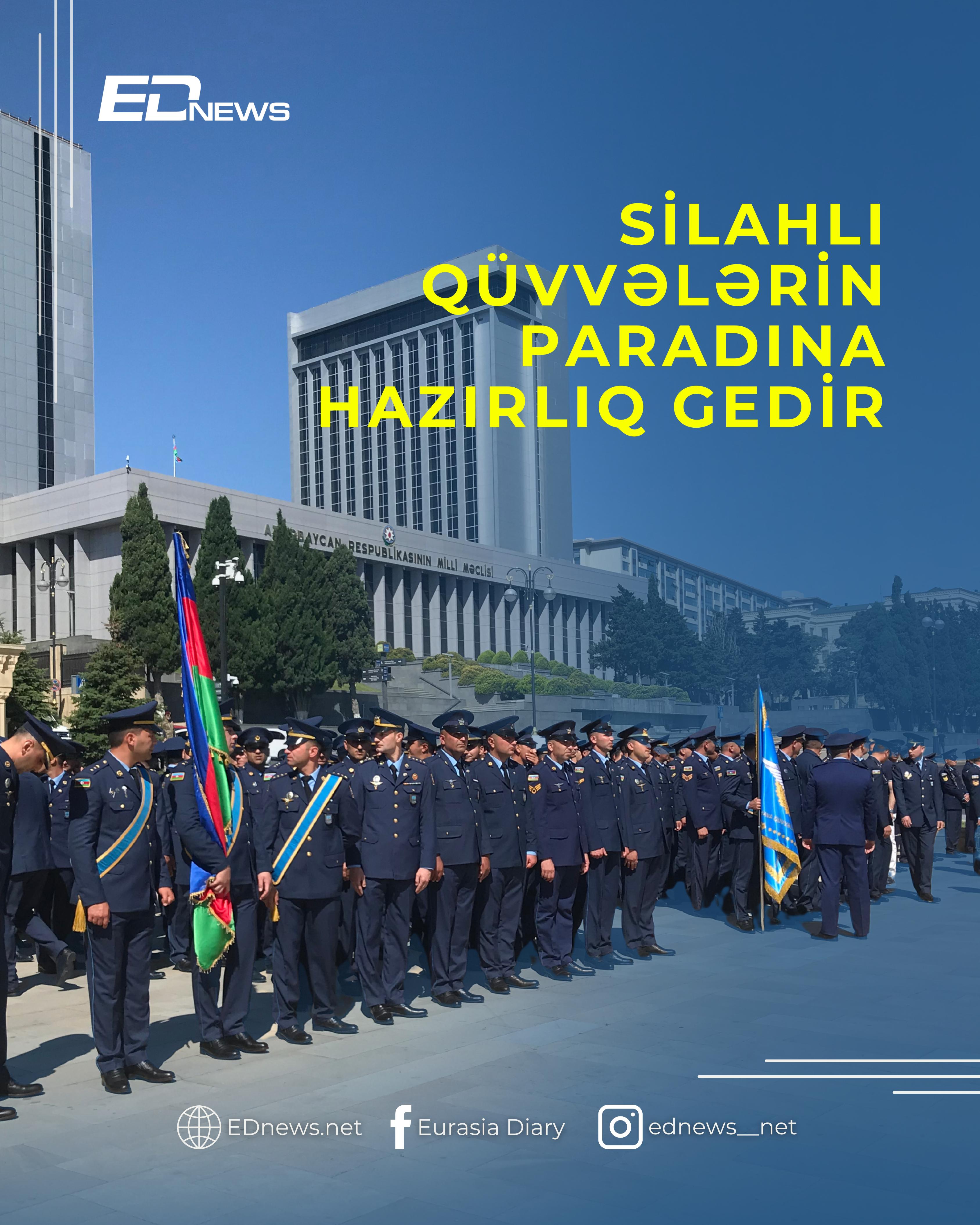 Hərbi Parada başlanğıc Prosesindən -FOTOLAR