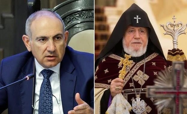 Paşinyan keşişlərin qapısını döyür: