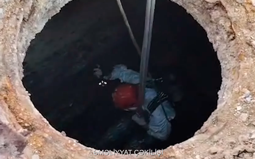 "Binəqədidə quyuya düşən şəxsin axtarışları davam edir"