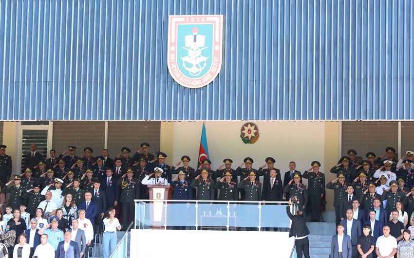 Heydər Əliyev adına Hərbi İnstitutda buraxılış mərasimi keçirilib