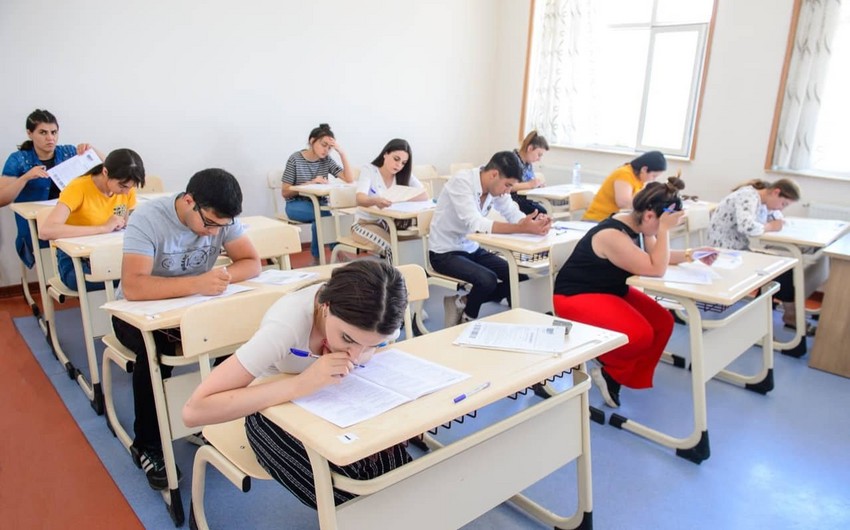 Azərbaycan dili fənni üzrə test imtahanı keçirildi