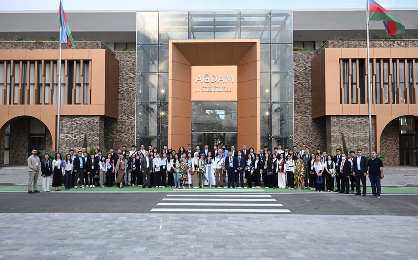 Youth from 7 countries visit Azerbaijan's Aghdam
