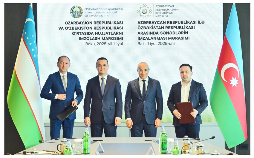 Azerbaijan, Uzbekistan ink several documents to diversify economic partnership