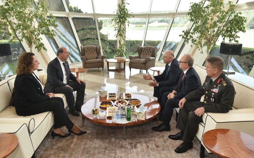 President of Northern Cyprus arrives in Azerbaijan