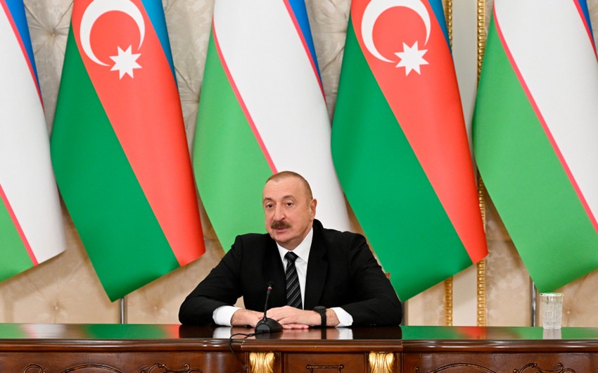 Prezident: Azərbaycan beynəlxalq arenada Özbəkistanın imicinin artmasına ürəkdən sevinir