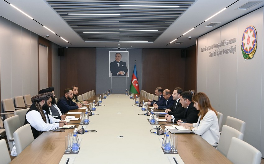 Azerbaijani deputy FM mulls areas of cooperation with Afghan counterpart