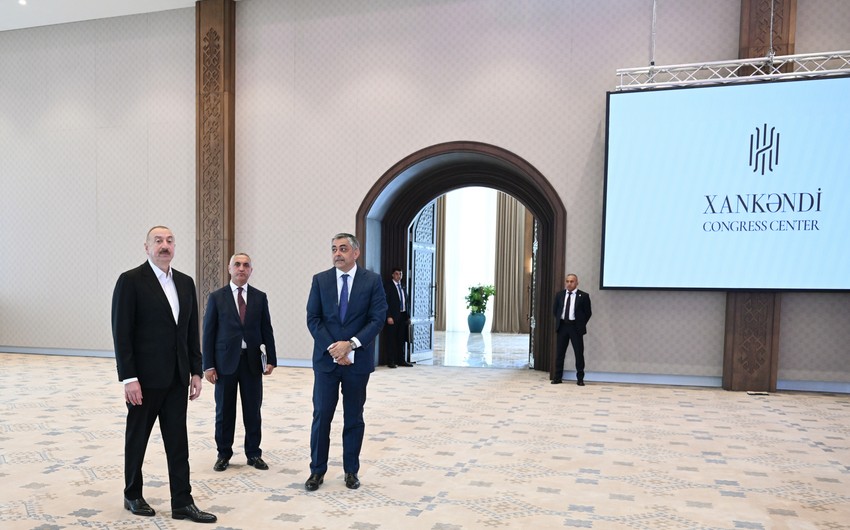 Opening ceremony of Khankandi Congress Center held