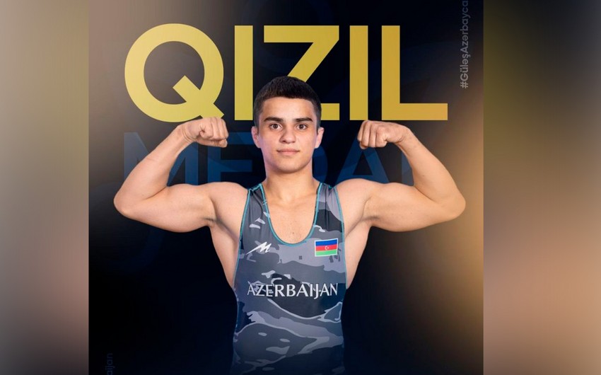 Azerbaijani wrestler crowned European champion