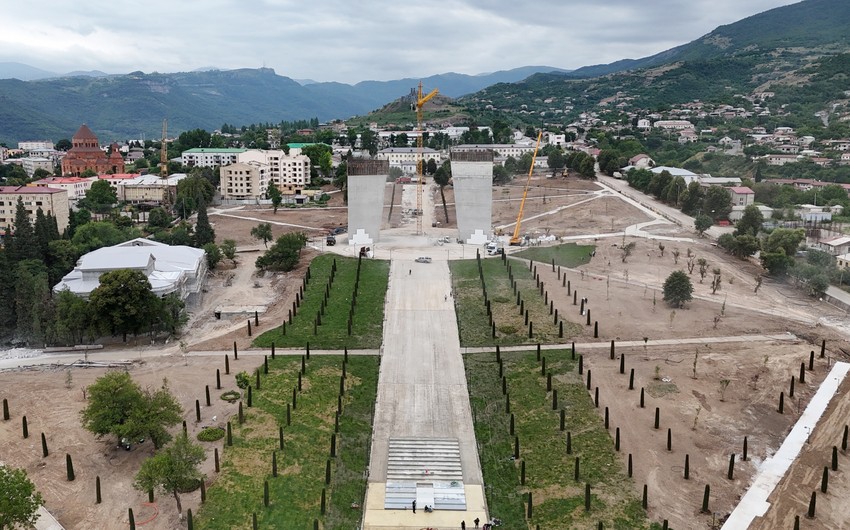 Height of the Victory Arch in Khankandi to be 44 meters