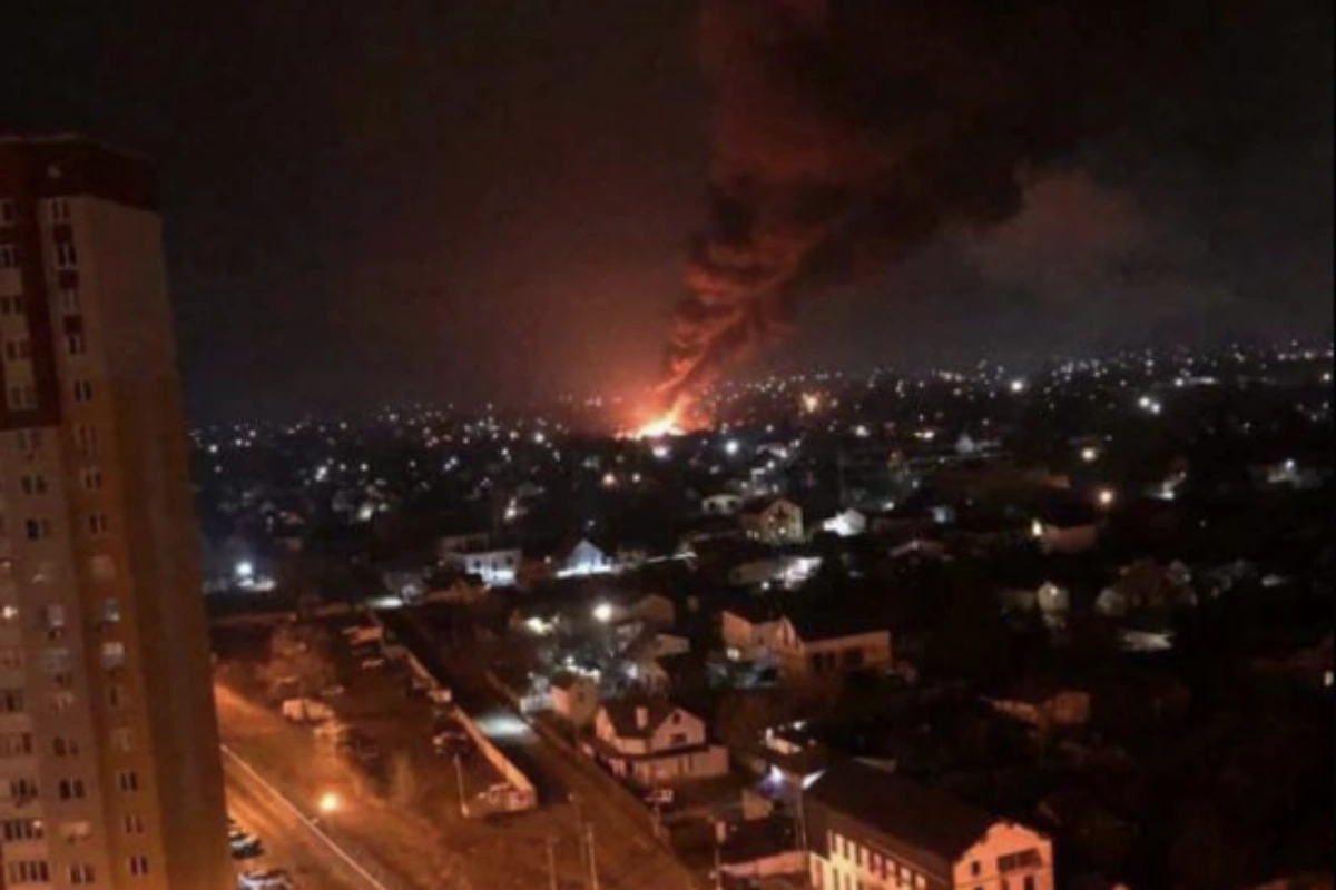 Kiyev bombalanır