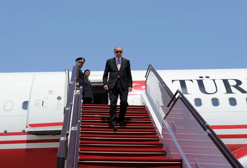 Türkiyə Prezidenti Rəcəb Tayyib Ərdoğan Azərbaycana səfərə gəlib