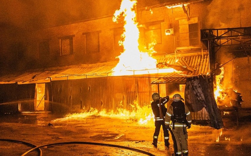 Russian drones strike Ukraine's Kharkiv