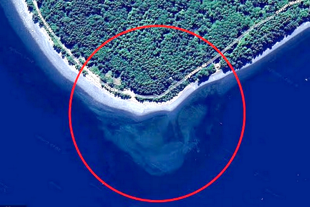 "Google Maps"da sualtı "nəhəng kəllə sümüyü" aşkarlandı