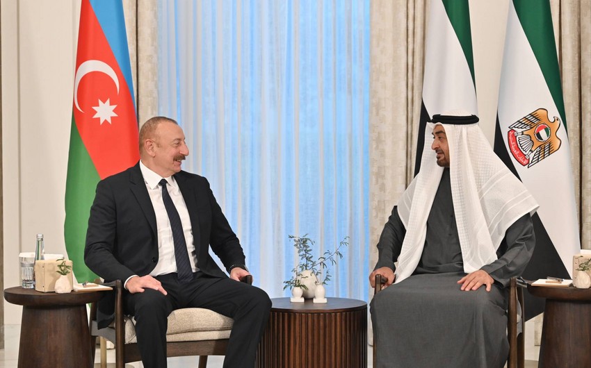 Azerbaijani, UAE presidents to meet in Abu Dhabi