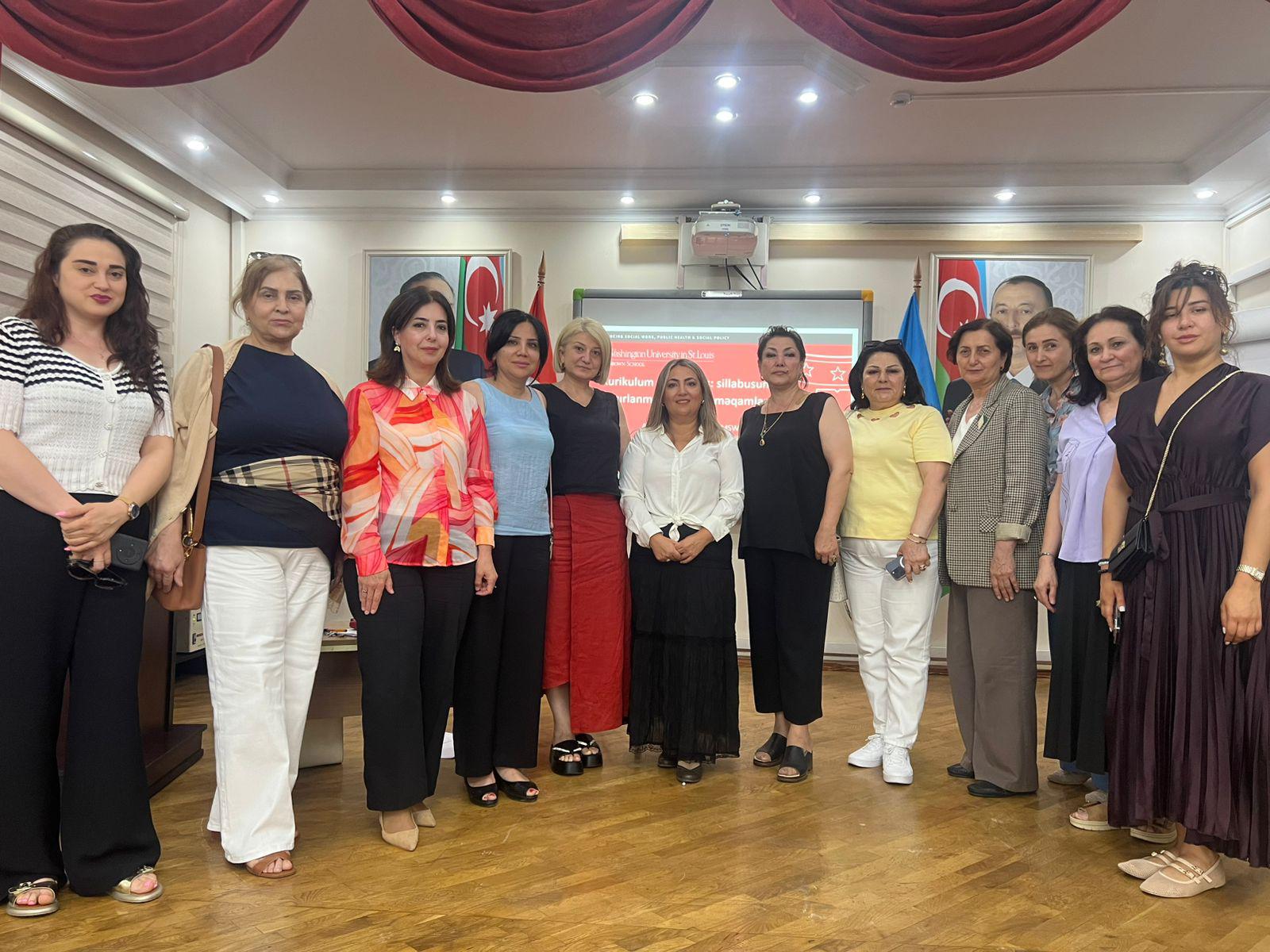 Seminar by Dr. Aytakin Huseynli, Assistant Research Professor at Washington University (USA), held at  Azerbaijan State Pedagogical College under ASPU