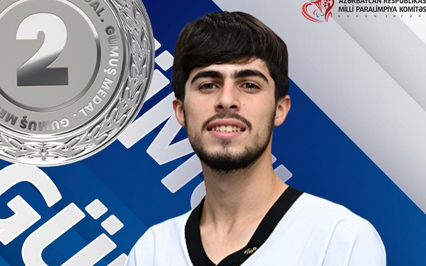 Azerbaijani athlete wins silver at int’l para-taekwondo tournament