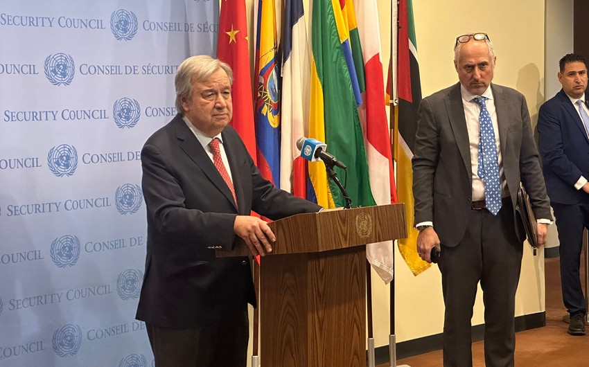 Guterres praises meeting of Azerbaijani, Armenian leaders