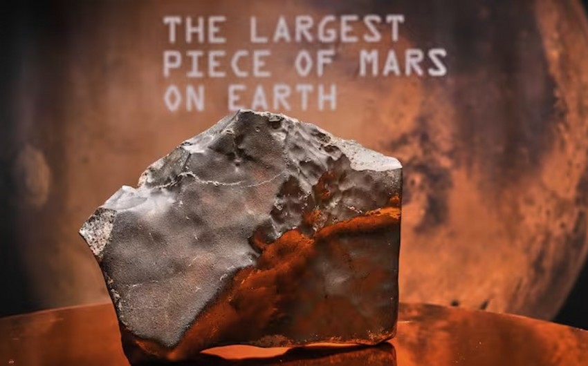 Biggest piece of Mars on Earth going up for auction in New York