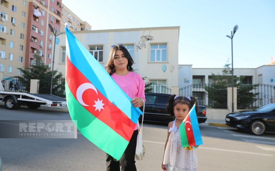 First group of former IDPs leaves for Khanyurdu, Tazabine villages in Azerbaijan's Khojaly district